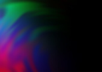 Dark Multicolor, Rainbow vector abstract bright background.