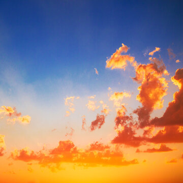 sunset in the sky © bilal