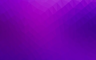 Light Purple vector abstract mosaic backdrop.