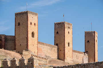 fortress of Molina de los Caballeros, Molina de Aragón, province of Guadalajara, Spain,