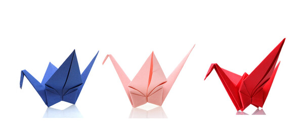 Origami birds