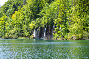 Walking in Plitvice Lakes National Park, Croatia