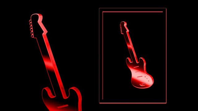 Instrumenty muzyczne - gitara elektryczna