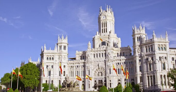 Cibeles and Palacio de Cibeles in Madrid