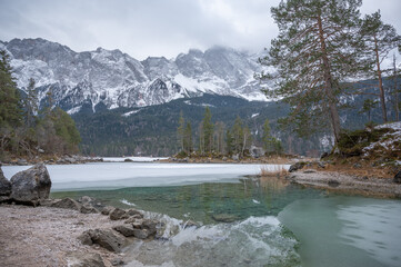 Eibsee im Winter