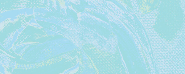 Sky Popular Poster. Mint Beauty Background. Sea