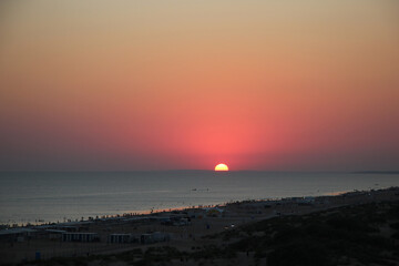 Sunset on the Black sea coast