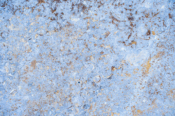 concrete aged texture. old, vintage purple with gold background. blue with roughness and cracks