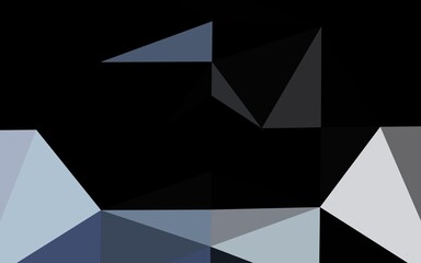 Obraz premium Light BLUE vector abstract polygonal layout.