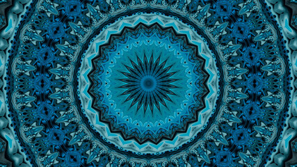 Abstract kaleidoscope background. Beautiful multicolor kaleidoscope texture. Unique kaleidoscope design.