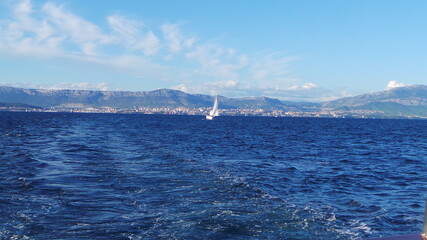 Obraz premium sailboats adriatic sea