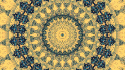 Abstract kaleidoscope background. Beautiful multicolor kaleidoscope texture. Unique kaleidoscope design.