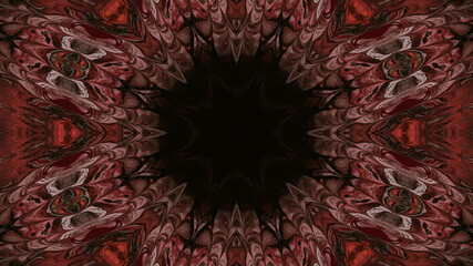 Abstract kaleidoscope background. Beautiful multicolor kaleidoscope texture. Unique kaleidoscope design.