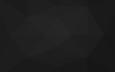 Fototapeta premium Dark Silver, Gray vector low poly layout.