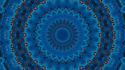 Abstract kaleidoscope background. Beautiful multicolor kaleidoscope texture. Unique kaleidoscope design.