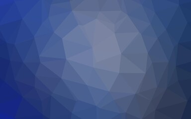 Light BLUE vector triangle mosaic template.