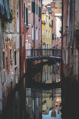 The water canals of Venice, Italy