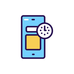 Widgets line color icon. SMM promotion. Outline pictogram