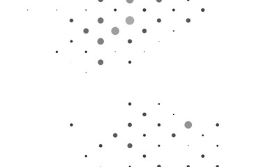 Light Silver, Gray vector backdrop with dots.