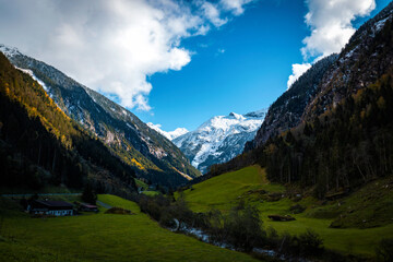 view of the mountains zillertal,2020.austria