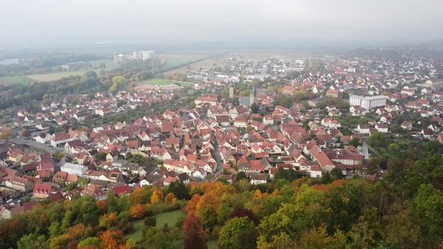 Zeil am Main in Unterfranken, Deutschland