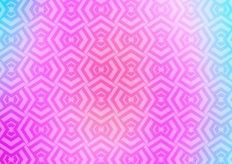 Light Pink, Blue vector template with repeated sticks.