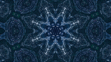 Abstract kaleidoscope background. Beautiful multicolor kaleidoscope texture. Unique kaleidoscope design.