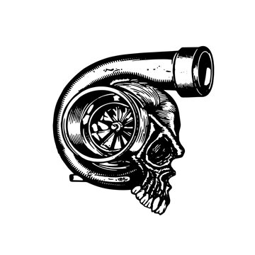 Turbo Skull Head