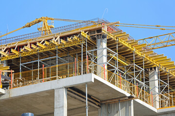 Naklejka premium Construction Site Building