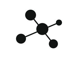 molecule atom icon vector illustration EPS 10