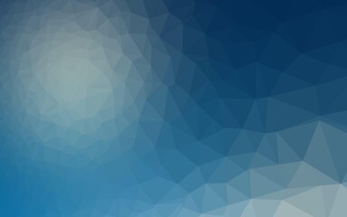Light BLUE vector polygonal template.