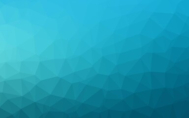 Light BLUE vector blurry triangle template.