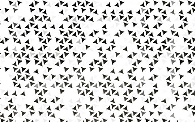 Light Black vector seamless backdrop with lines, triangles.