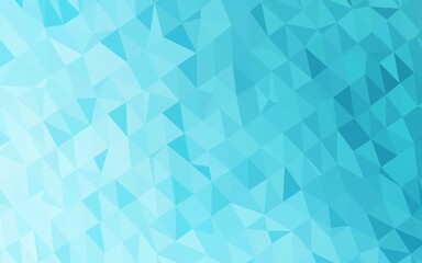 Light BLUE vector polygon abstract background.