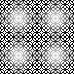 Abstract Cross Pattern Dots Logo generative computational art illustration