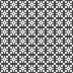 Abstract Cross Pattern Dots Logo generative computational art illustration