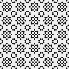 Fototapeta premium Abstract Cross Pattern Dots Logo generative computational art illustration