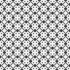 Abstract Cross Pattern Dots Logo generative computational art illustration