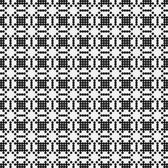 Fototapeta premium Abstract Cross Pattern Dots Logo generative computational art illustration