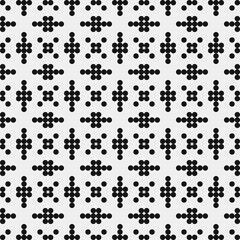 Abstract Cross Pattern Dots Logo generative computational art illustration