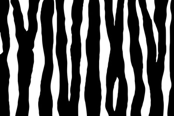 Vector abstract animalistic background. Illustration of zebra skin print