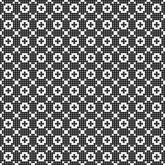 Abstract Cross Pattern Dots Logo generative computational art illustration