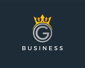 minimal letter g logo template - vector illustration