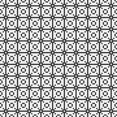 Abstract Cross Pattern Dots Logo generative computational art illustration