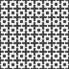 Fototapeta premium Abstract Cross Pattern Dots Logo generative computational art illustration
