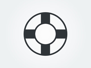 lifebuoy icon vector illustration eps10