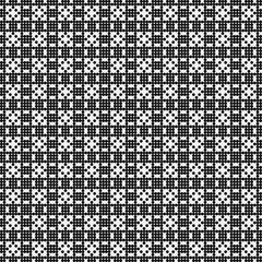 Abstract Cross Pattern Dots Logo generative computational art illustration