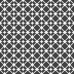 Abstract Cross Pattern Dots Logo generative computational art illustration