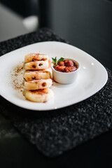 food, salmon, fish, meal, plate, dinner, fried, salad, fresh, dish, vegetable, appetizer, cuisine, seafood, healthy, lunch, lemon, breaded, snack, red, fillet, sauce, delicious, gourmet, bread