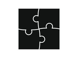 puzzles icon vector illustration EPS 10